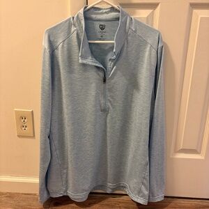 Graham Luxe Men's XL Long Sleeve Golf Shirt 1/2 Zipper